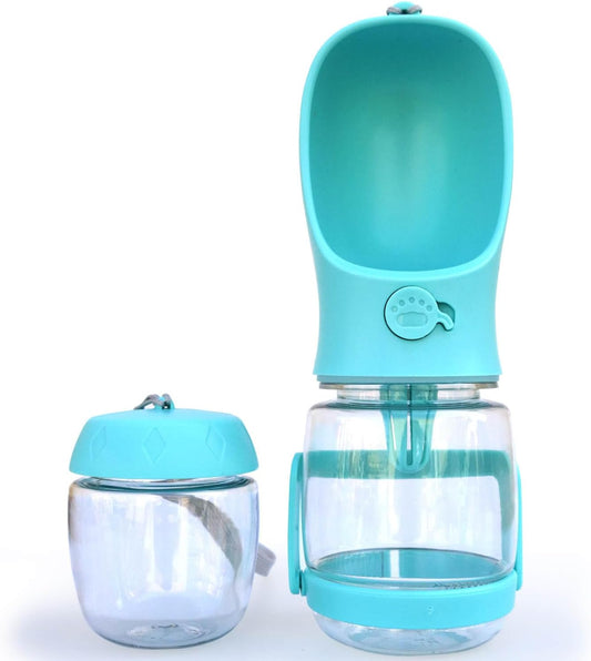 2-in-1 Dog Water & Food Bottle 12oz/100g